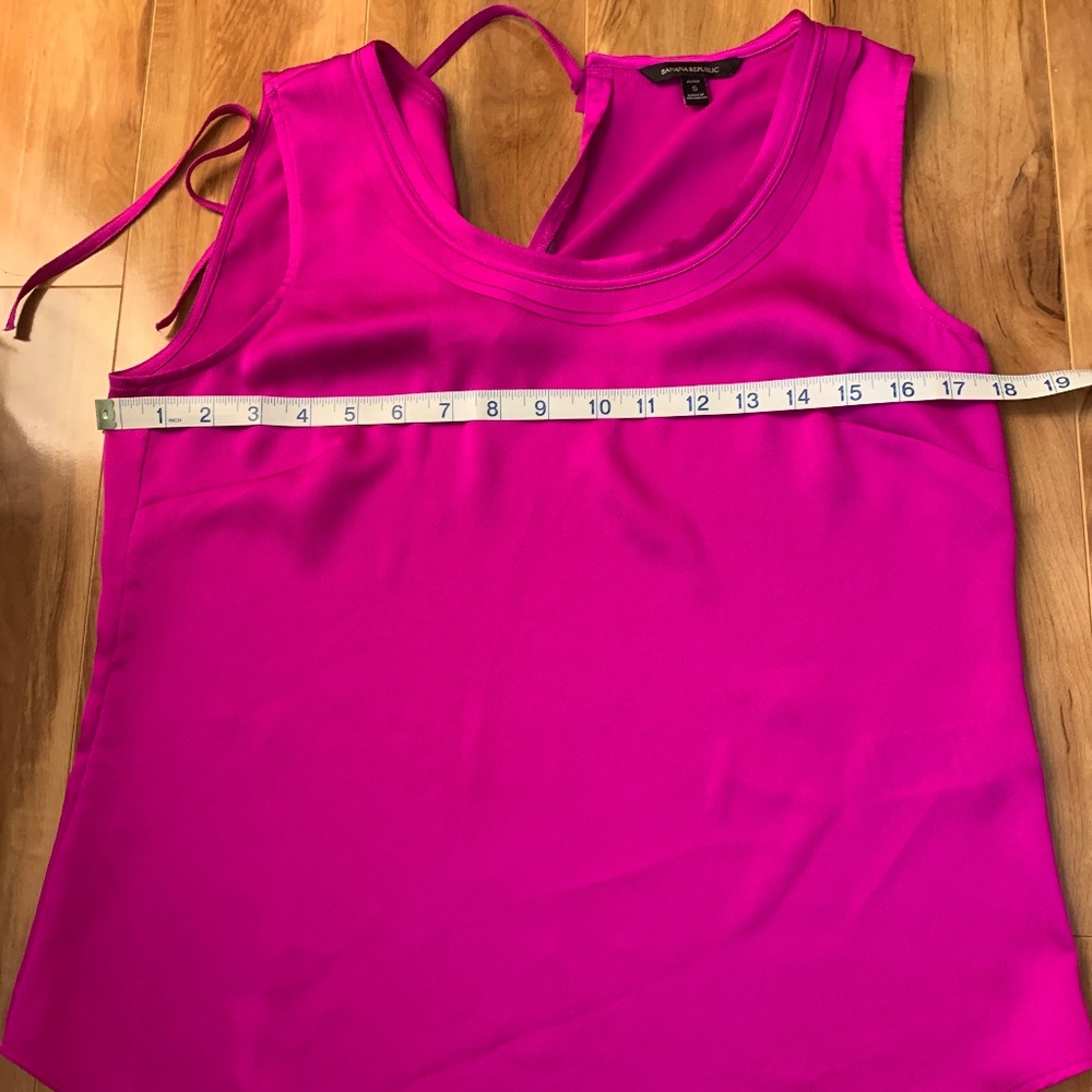 Banana republic pink blouse